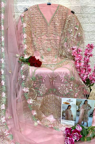 D.NO. R-590 BY RAMSHA EMBROIDERY SALWAR KAMEEZ WHOLESALER IN INDIA